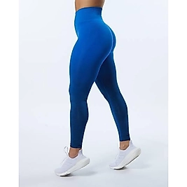 Alphalete Dikişsiz Toparlayıcı Yüksek Bel Büzgülü Ombre Spor Tayt