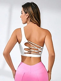 Dragron Tek Omuz Spor Bra