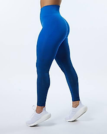 Alphalete Dikişsiz Toparlayıcı Yüksek Bel Büzgülü Ombre Spor Tayt