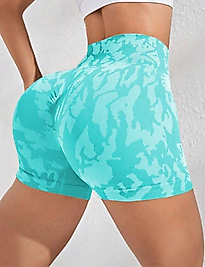 Dragron Trendy Camo Turkuaz Spor Şort