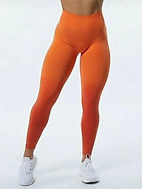 Alphalete Dikişsiz Toparlayıcı Yüksek Bel Büzgülü Ombre Spor Tayt