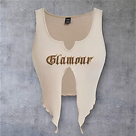 Dragron Glamour Crop Atlet - Bej