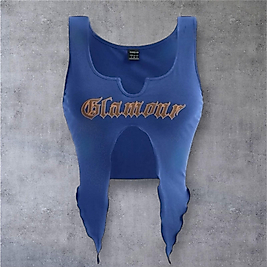 Dragron Glamour Crop Atlet - Mavi 