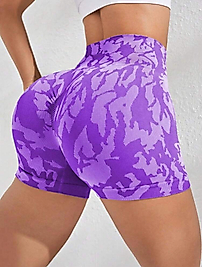 Dragron Trendy Camo Eflatun Spor Şort